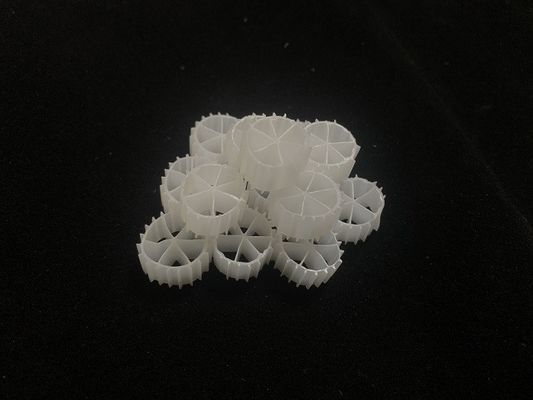 Y2 ISO9001 Kaldnes HDPE Filte Media 10X7mm 1000m2/m3