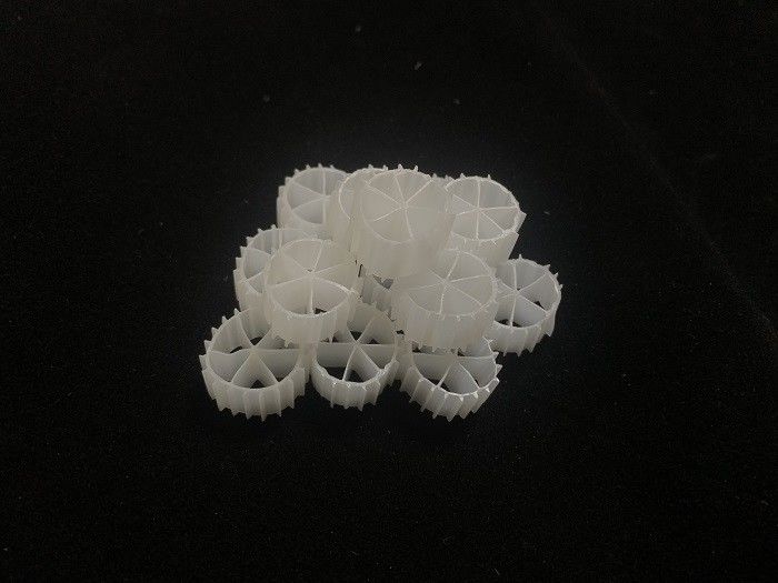 Y2 ISO9001 Kaldnes HDPE Filte Media 10X7mm 1000m2/m3